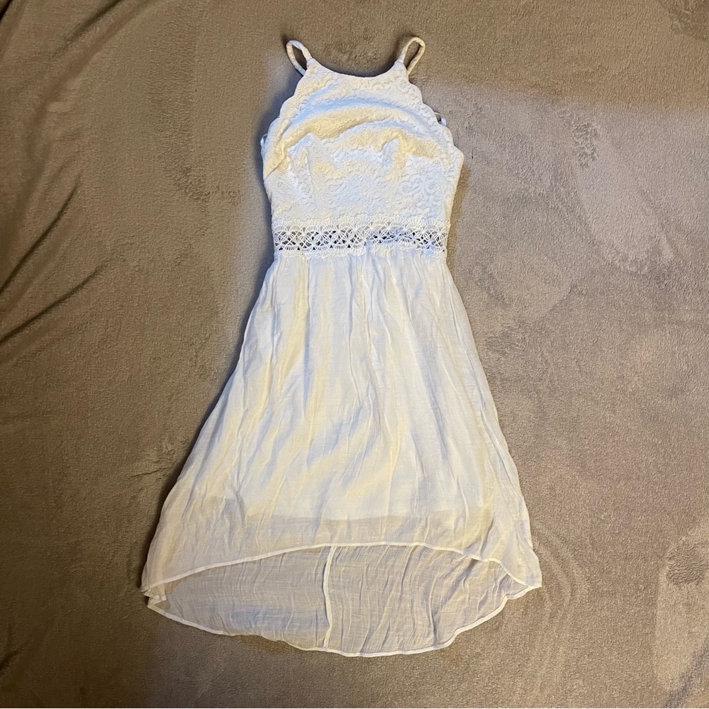 BCX Ivory Lace Kids Formal Dress